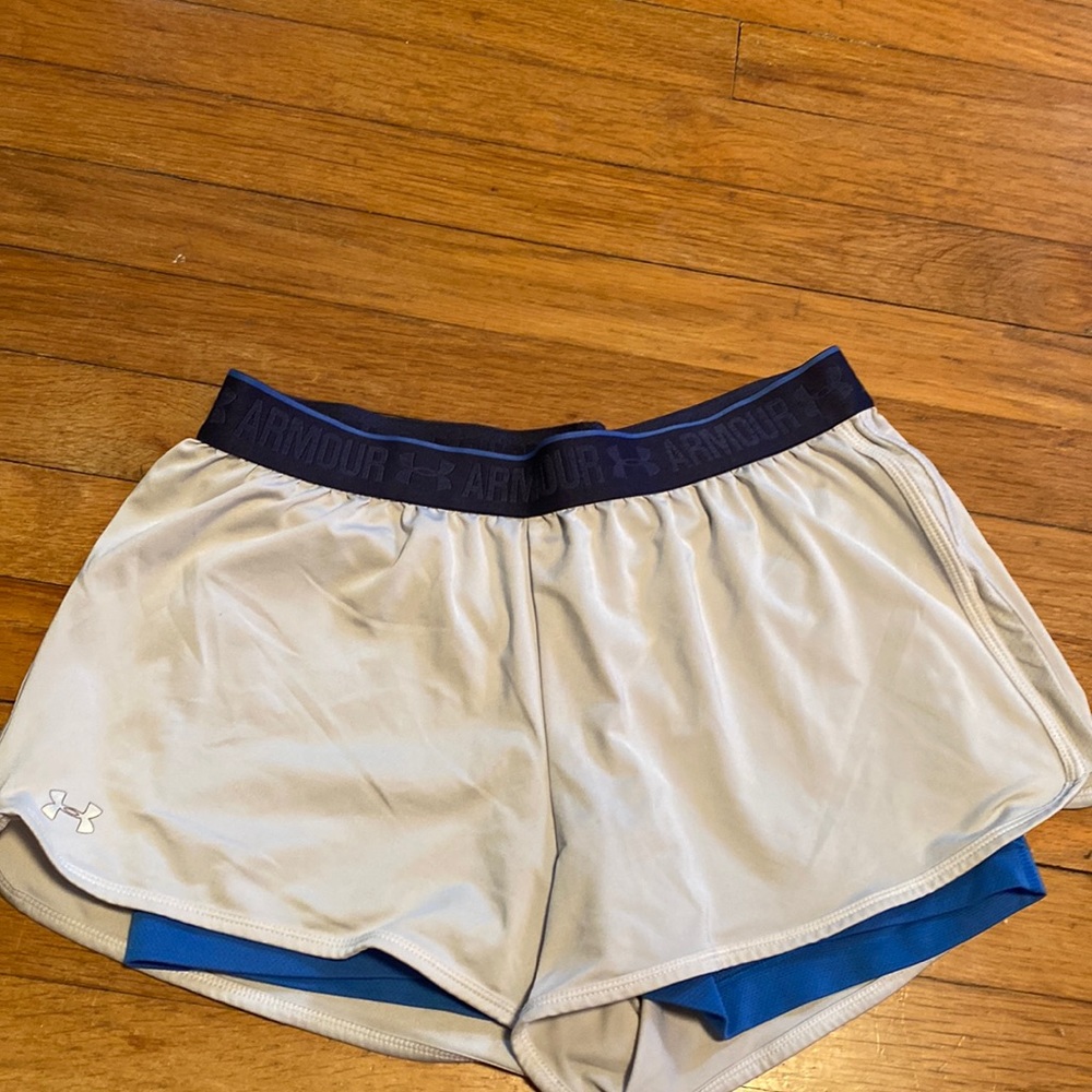 Under Armour athletic shorts built in spandex shorts